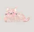 Pink Pearlescent Cat Hair Comb