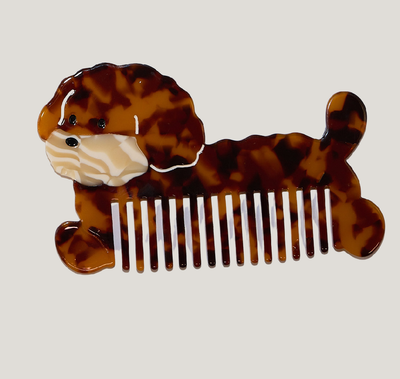 Tortoiseshell Dog Hair Comb