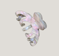 Iridescent Wave Claw Clip