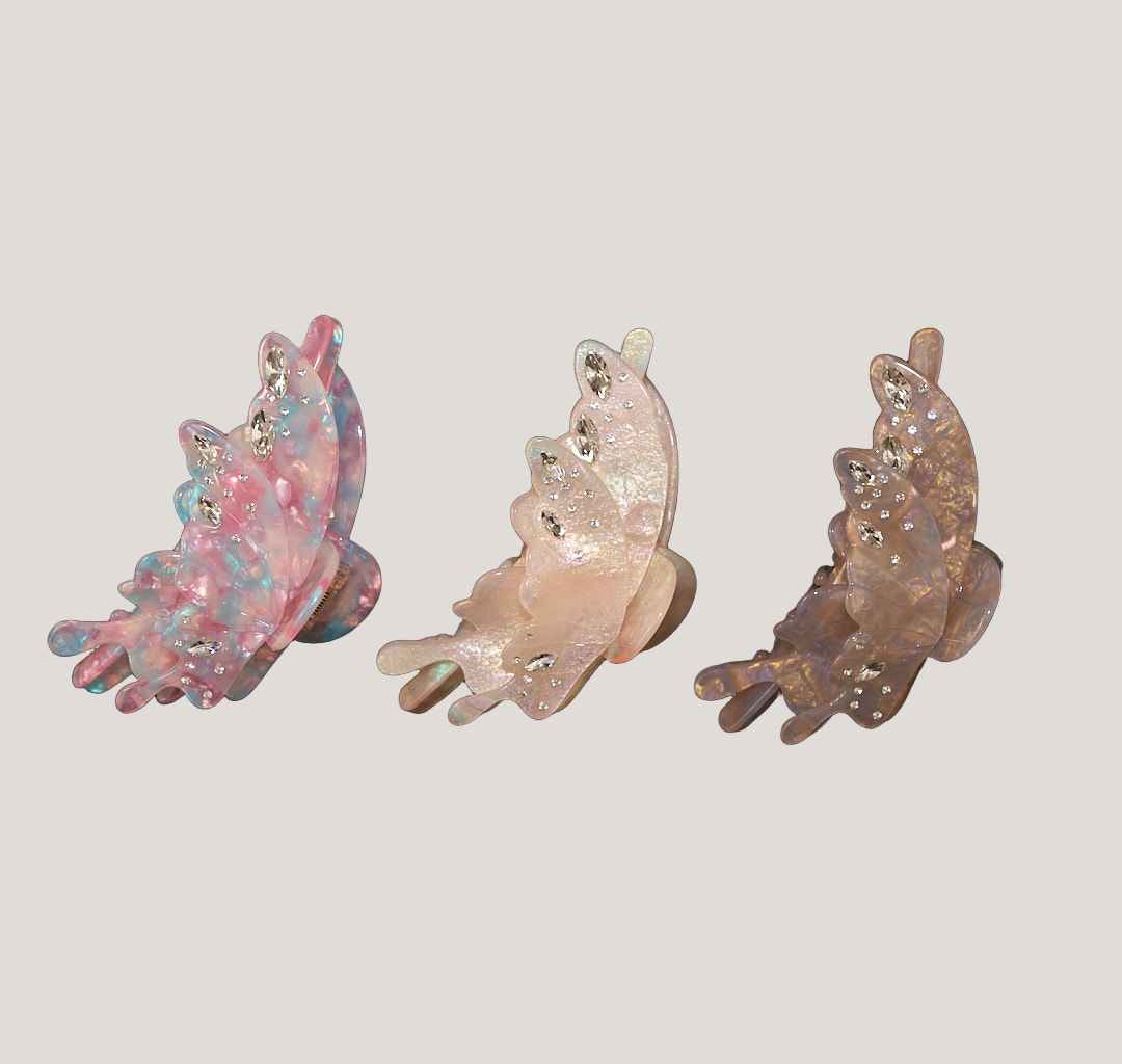 Butterfly Hair Clip Set 3-Pack