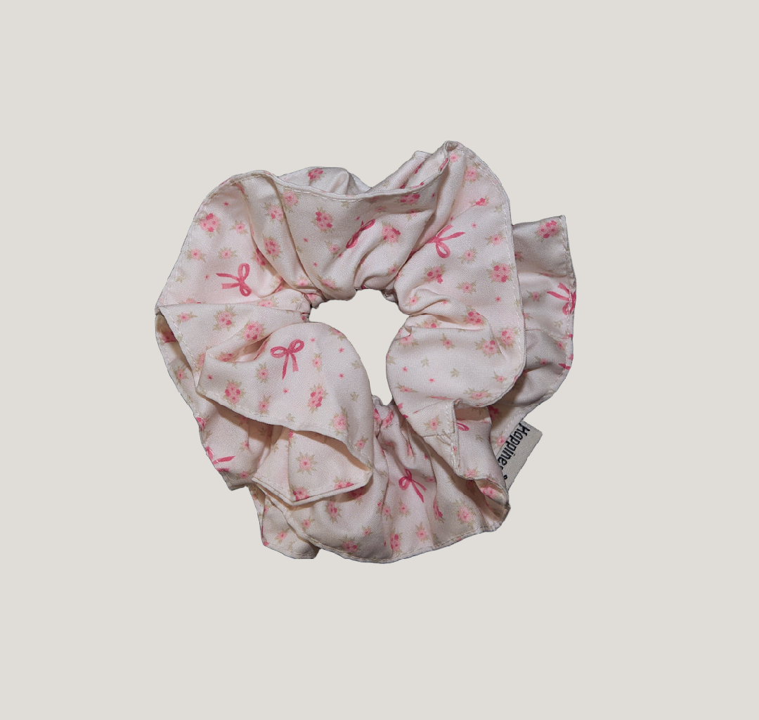 Off-White Bow Print Scrunchies